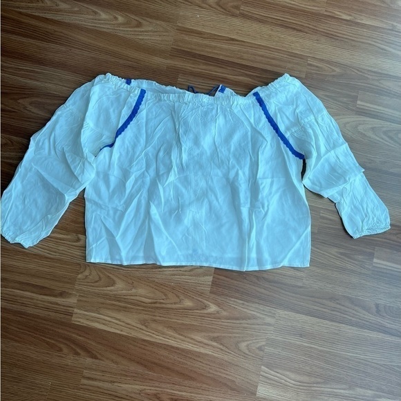 Line and Dot by Revolve Valor Boho Embroidered Off the Shoulder Top NWT - Picture 6 of 16